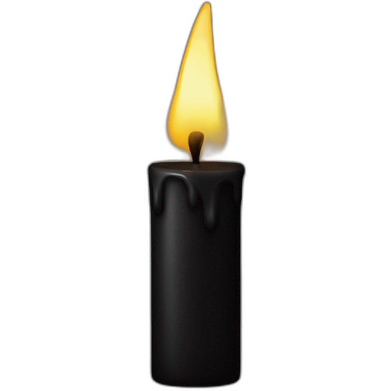 Black candle emoji