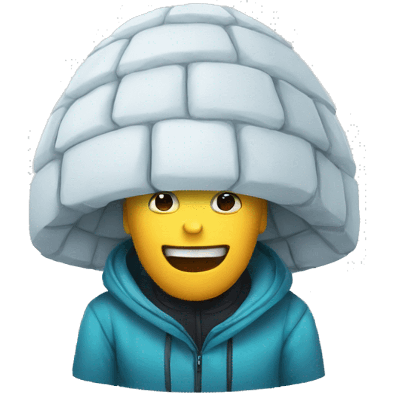 igloo + hacker emoji