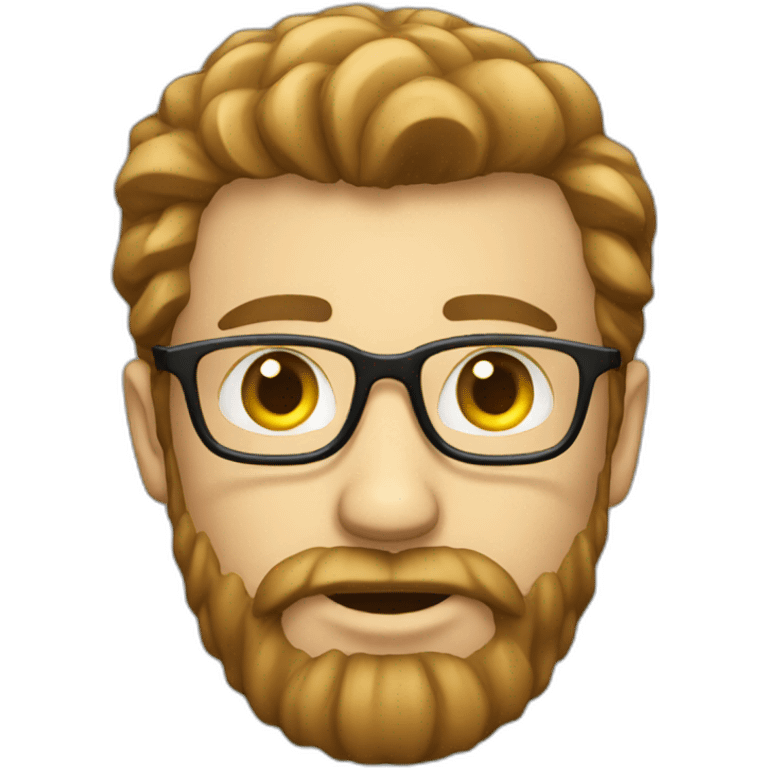 Bearded programmer emoji