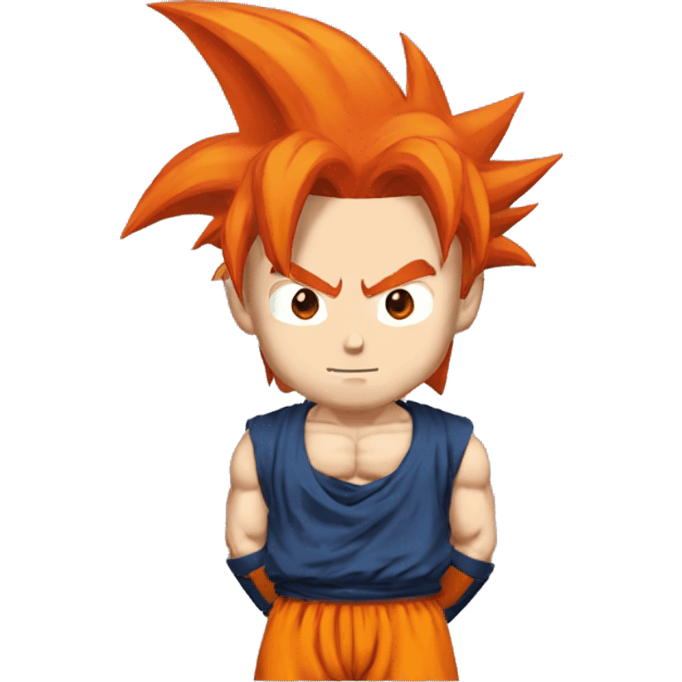 Goku Super Saiyan with red hair  emoji