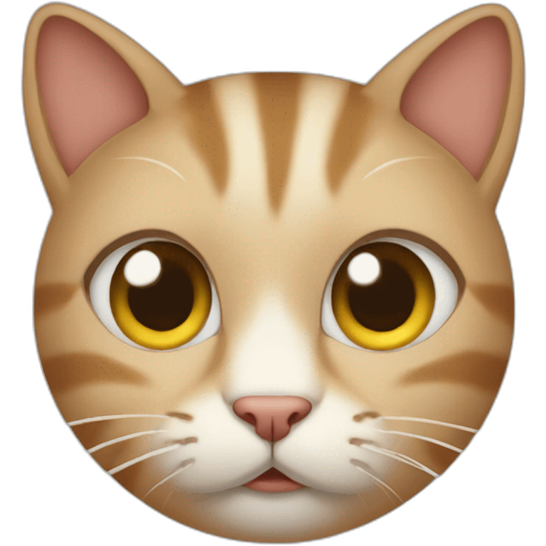 a cat who is embarrassed emoji