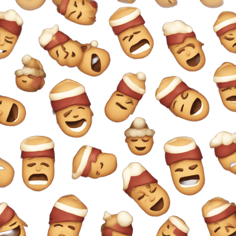 Bordeaux rote weihnachten emoji