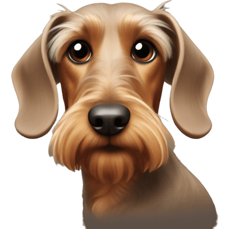 Wire Haired Dachshund  emoji