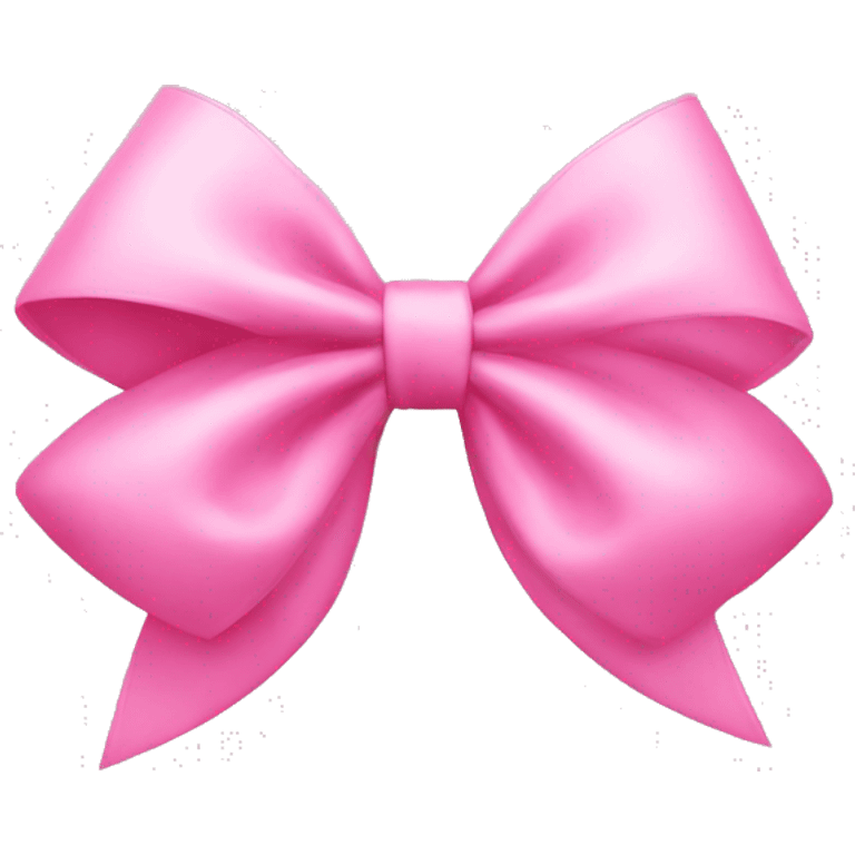 coquette bow pink emoji