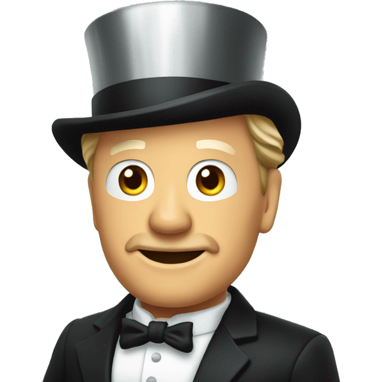 Gordon Ramsey with a top hat on emoji