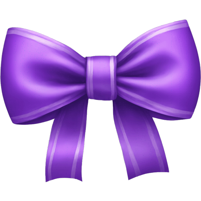 purple asthetic bow emoji