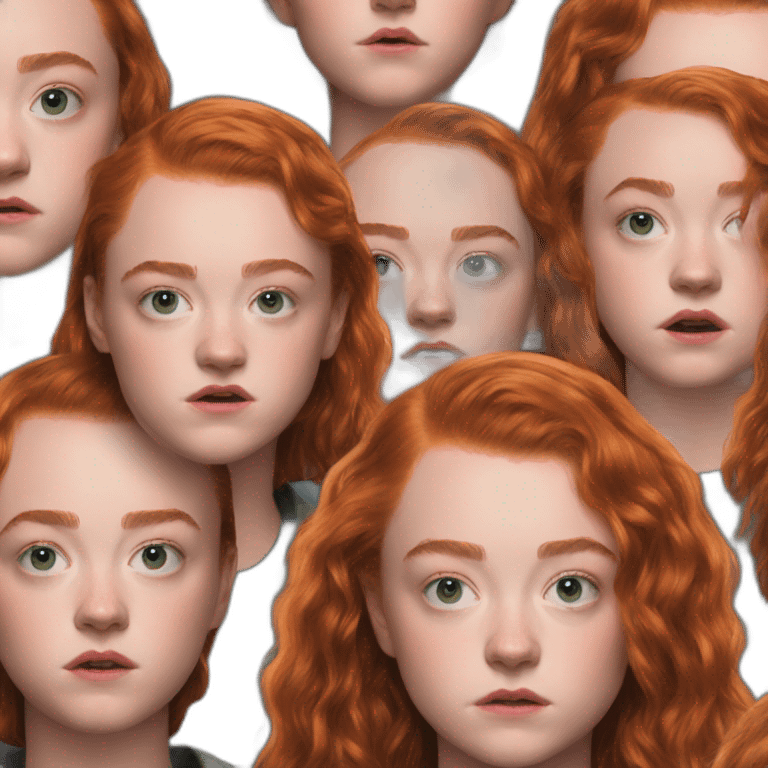 sadie sink mad mad stranger things emoji