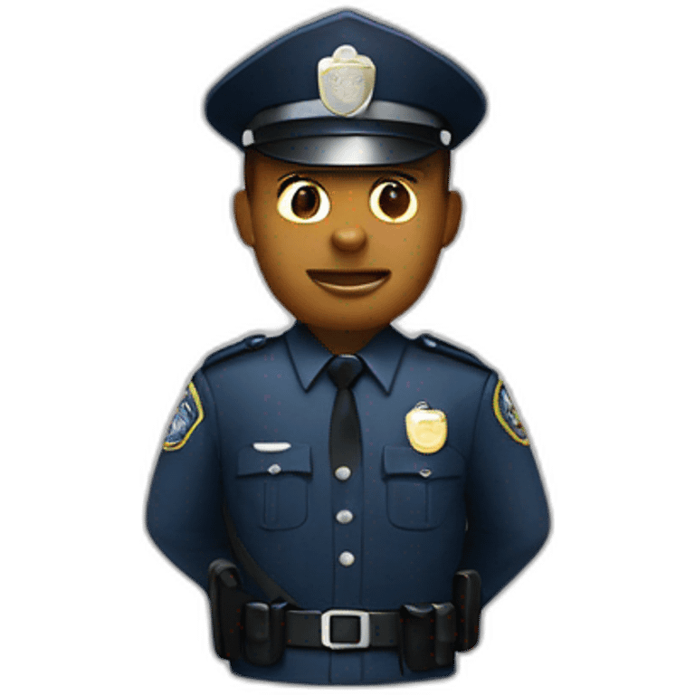 Policeman with a shield  emoji