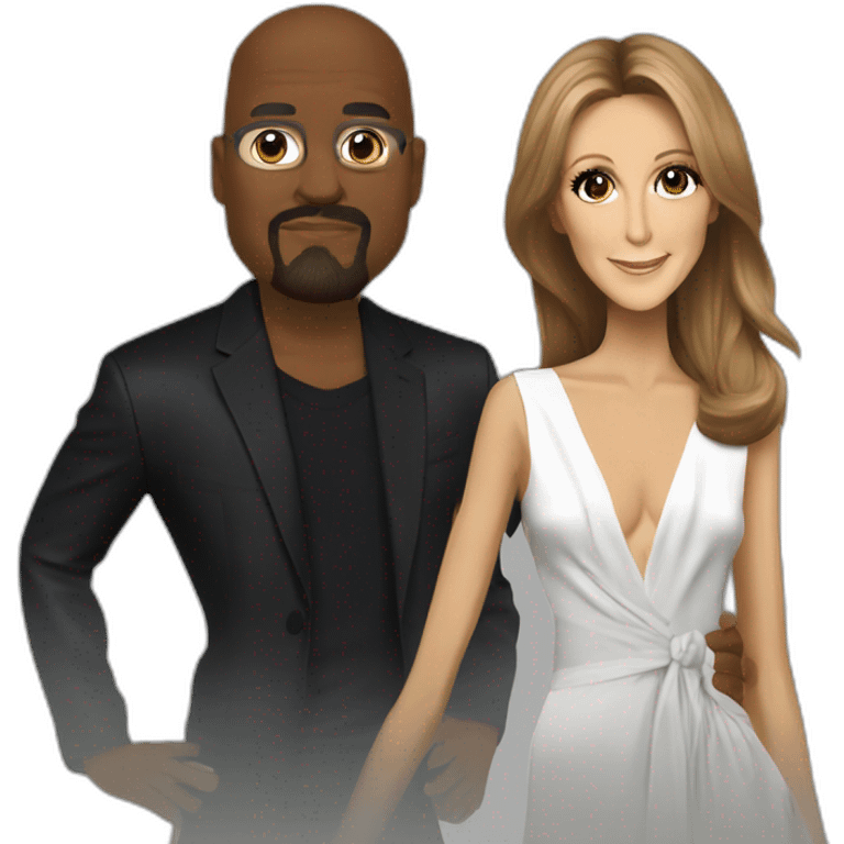 Céline Dion and rené emoji