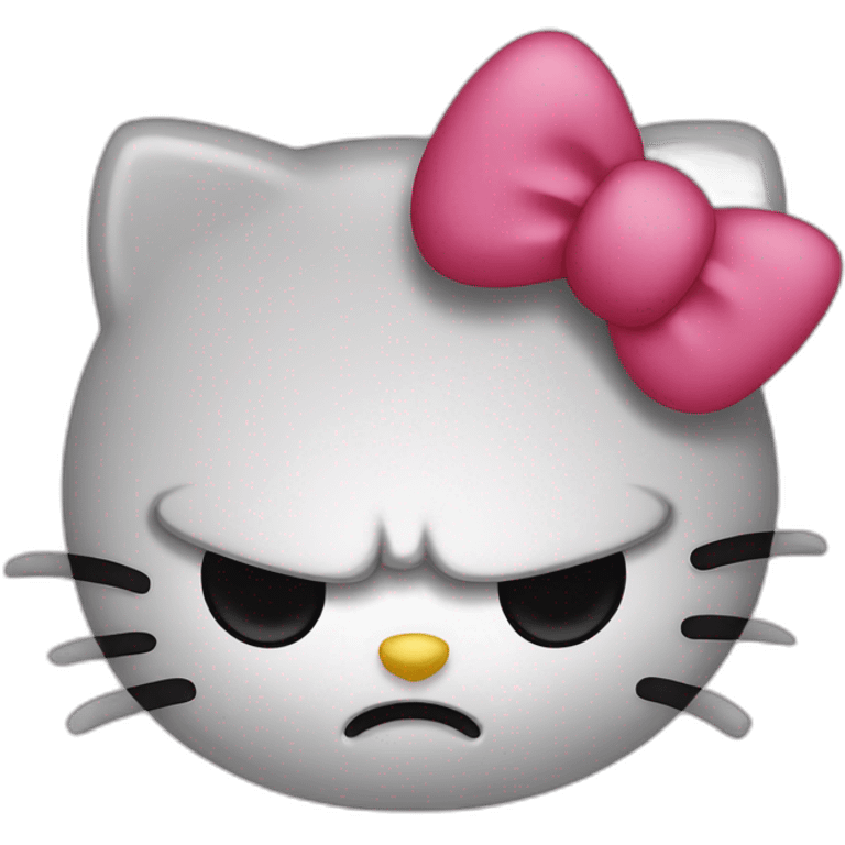 Angry hello kitty  emoji