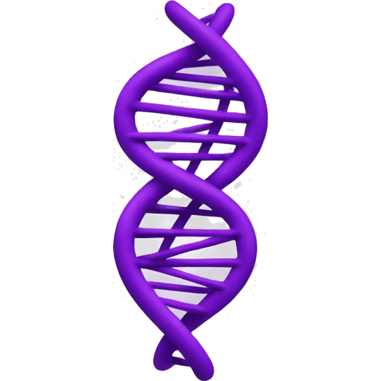 Purple DNA double helix emoji