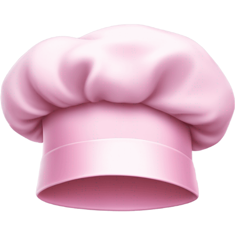 chef hat in light pink emoji