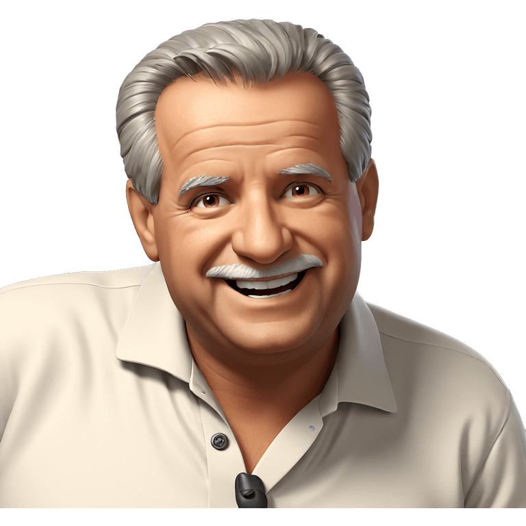 happy old man portrait emoji