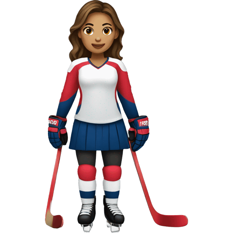 Hockey mujer emoji