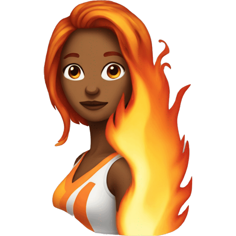 girl on fire emoji