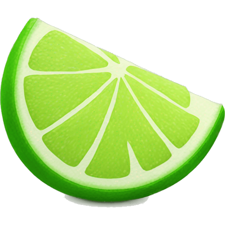 lime wedge emoji