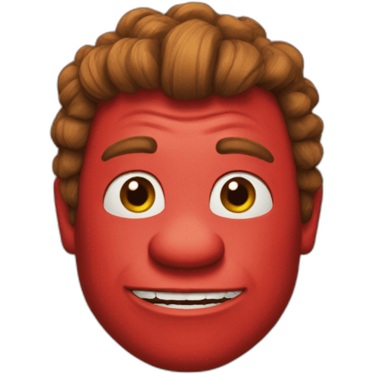 red-shrek emoji