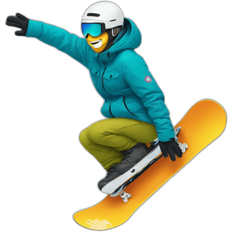 Snowboard emoji