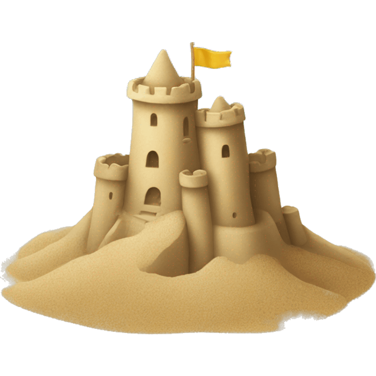 sandcastle emoji