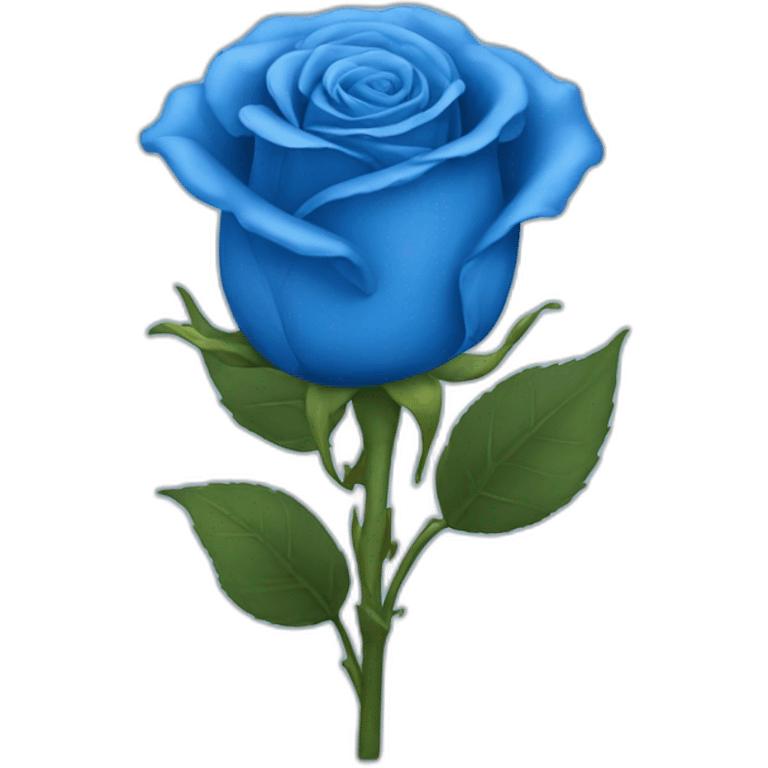 Blue roses emoji