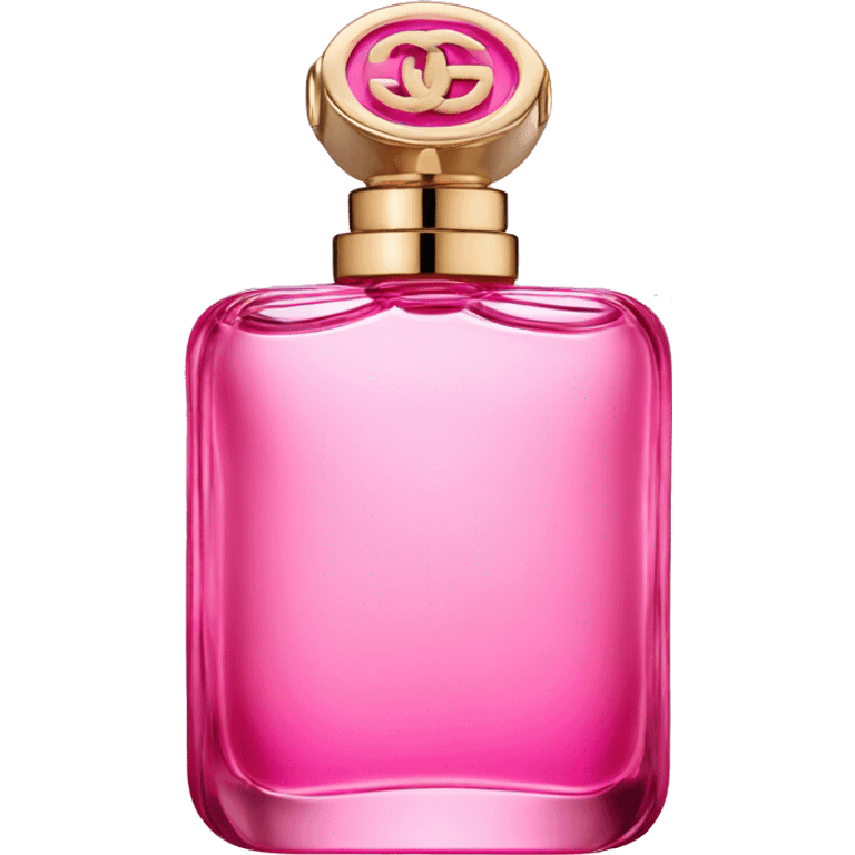 Pink Gucci perfume bottle  emoji