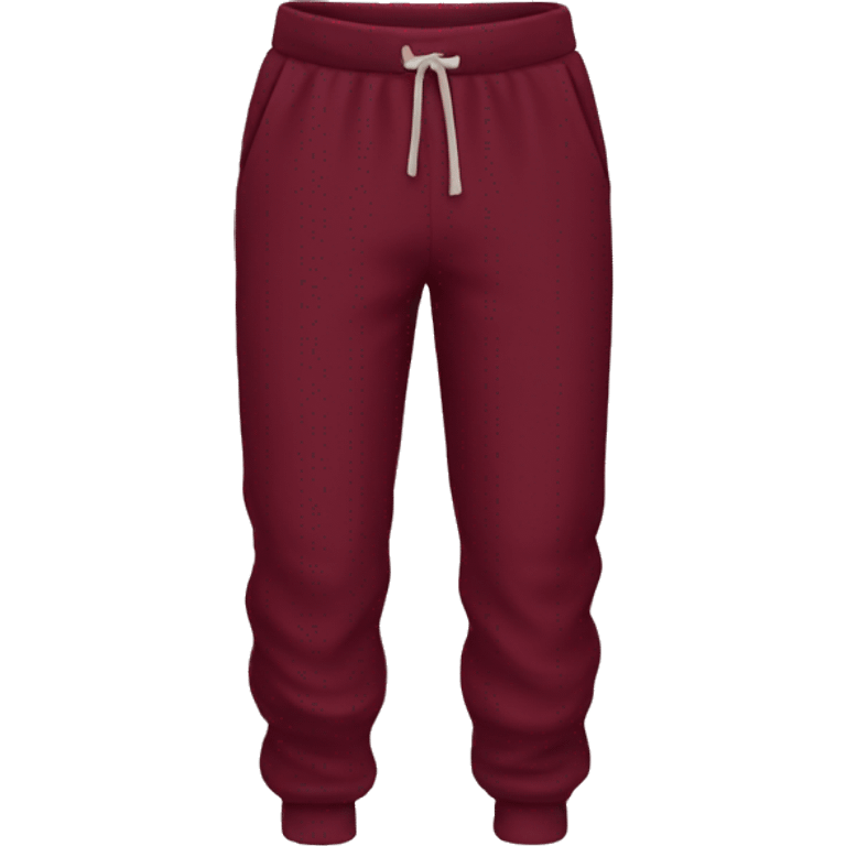 Burgundy sweatpants emoji