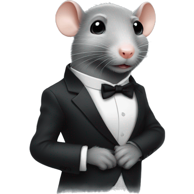 James bond as a rat emoji