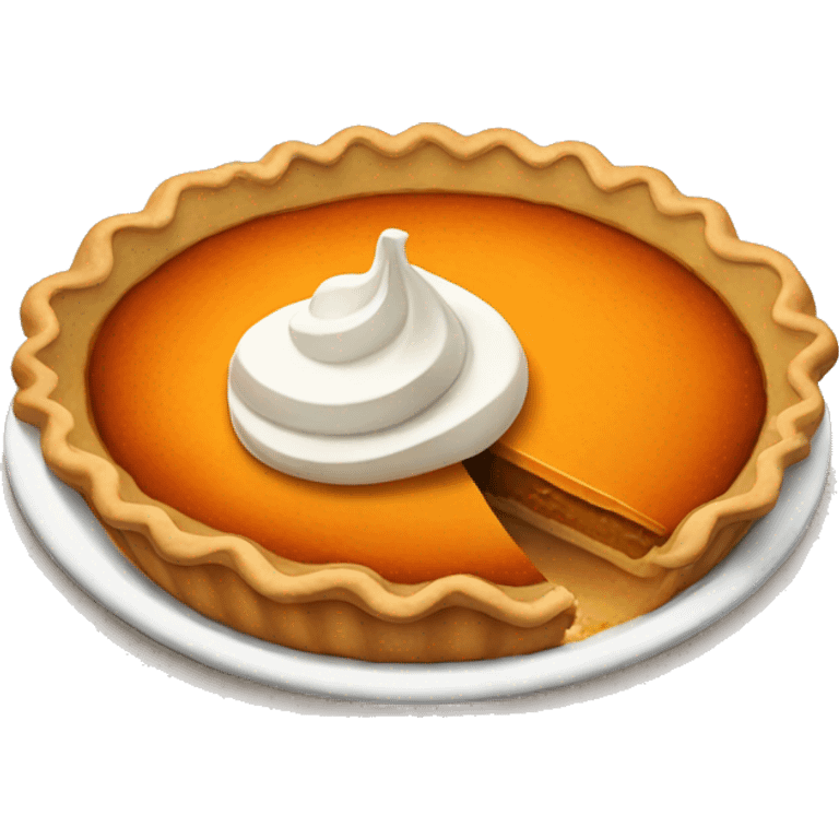 Warm pumpkin pie  emoji