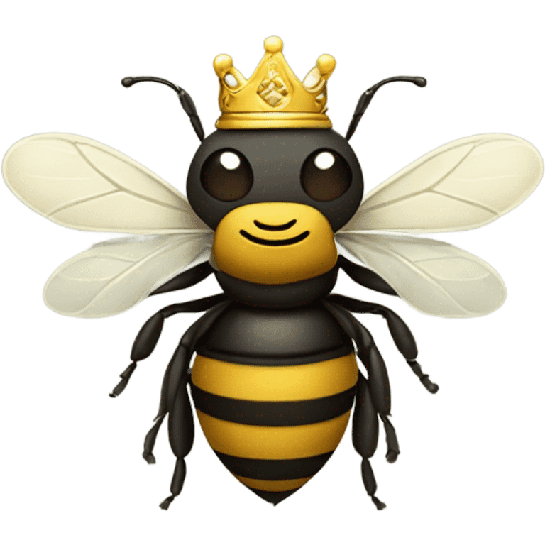 Buzz bee with crown  emoji