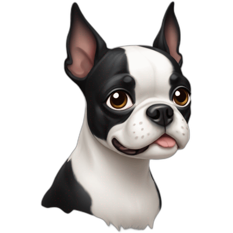 Boston terrier emoji