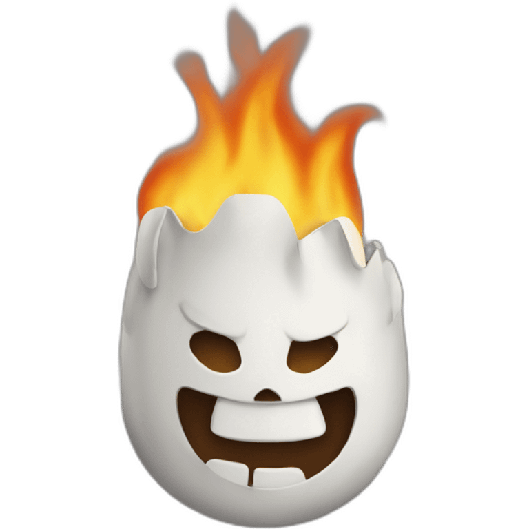 Flamme sans flamme  emoji