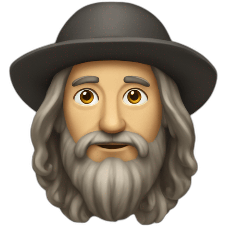 Leonard de vinci emoji