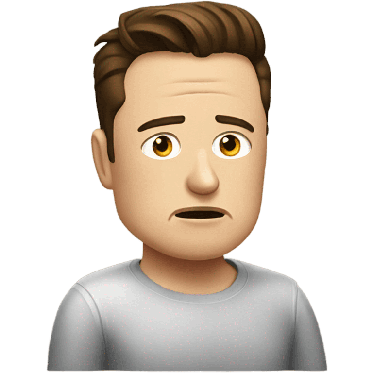 Elon musk sad emoji