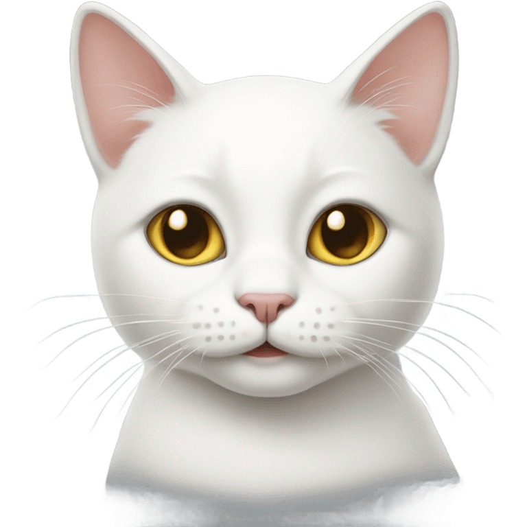 White cat emoji