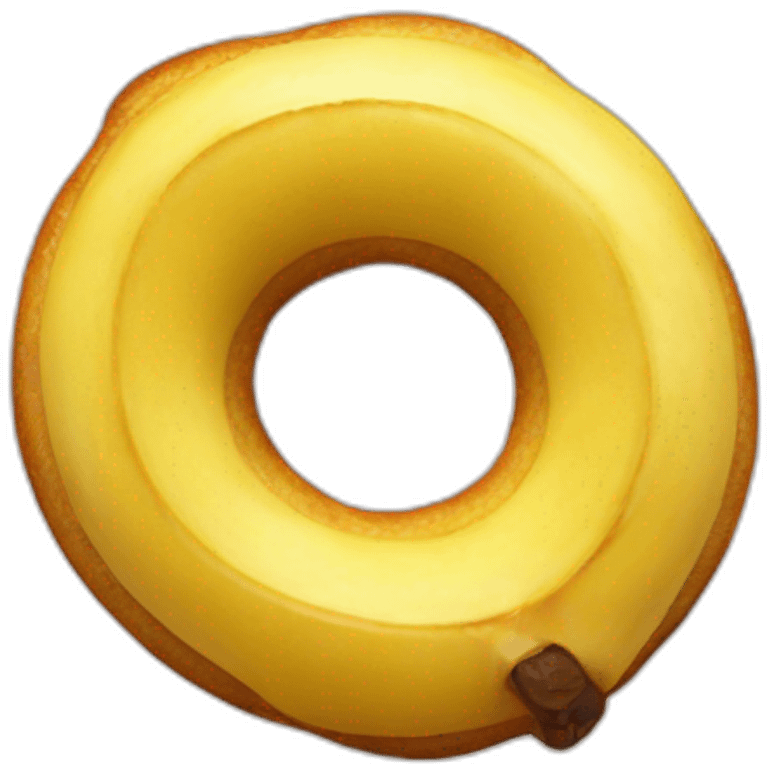 banana in donut emoji