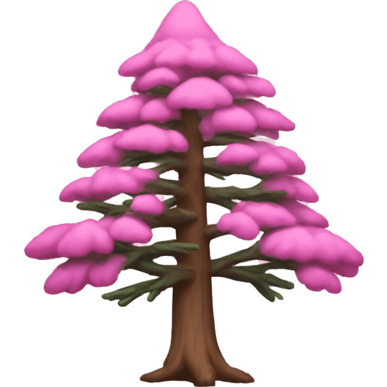 Pink pine emoji