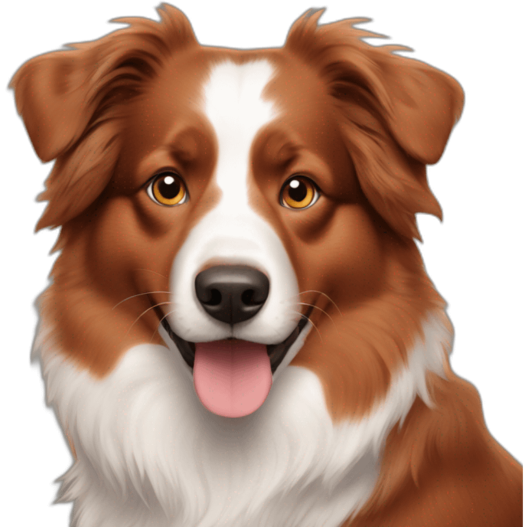 red australian shepherd emoji