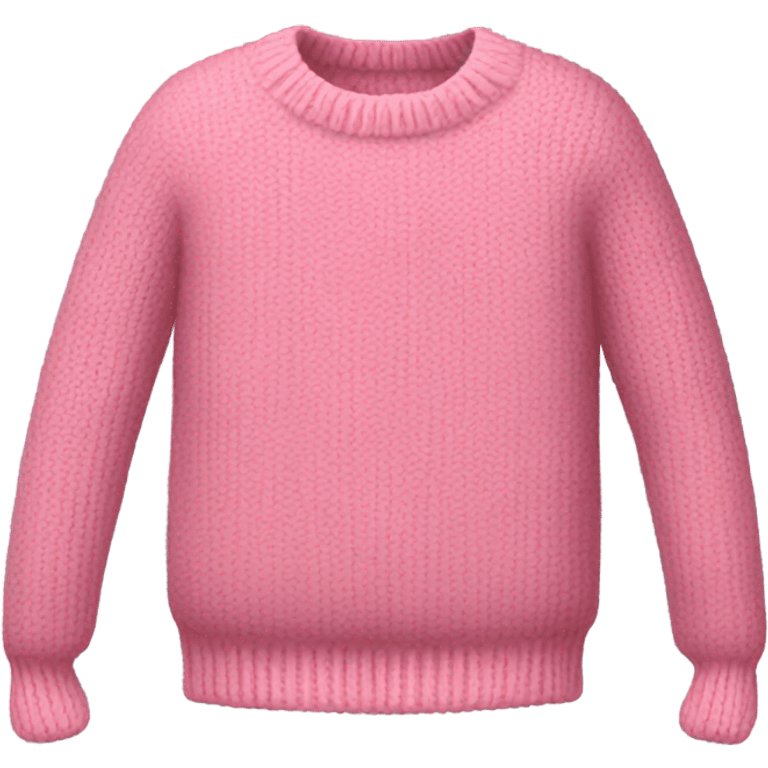 Pink sweater emoji