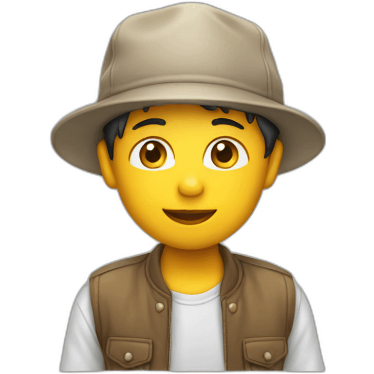 Niño con gorra  emoji