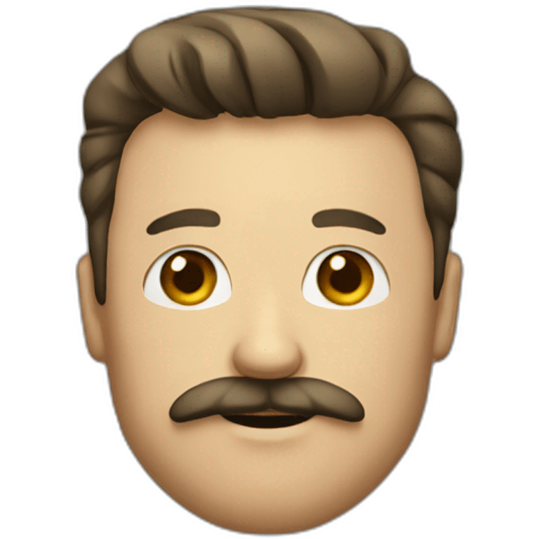 A man with a mustache and beard emoji