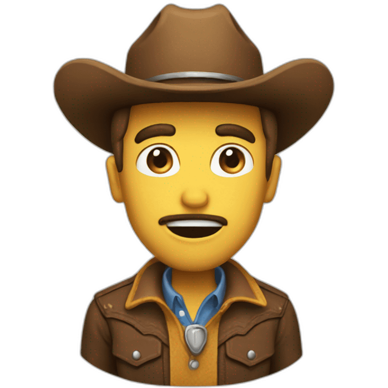 salivating cowboy emoji