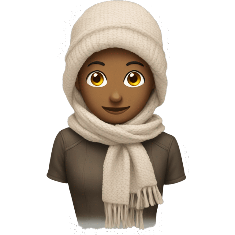 cute scarf  emoji