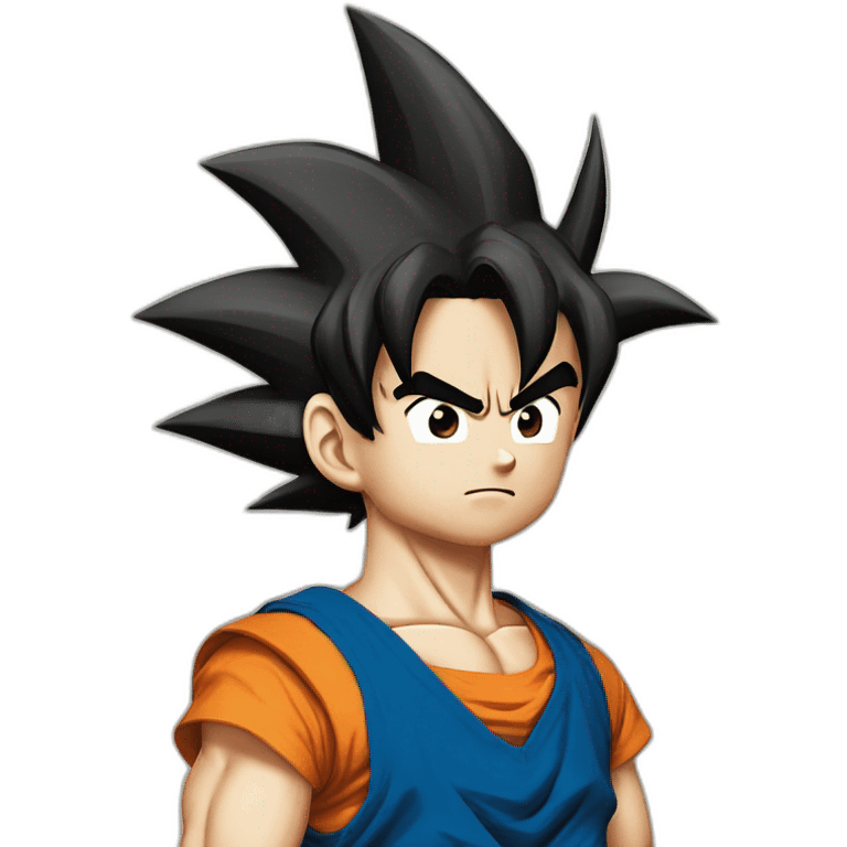 Son Goku ans végéta emoji