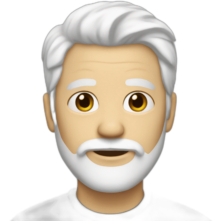 guy-with-white-hair and white beard emoji