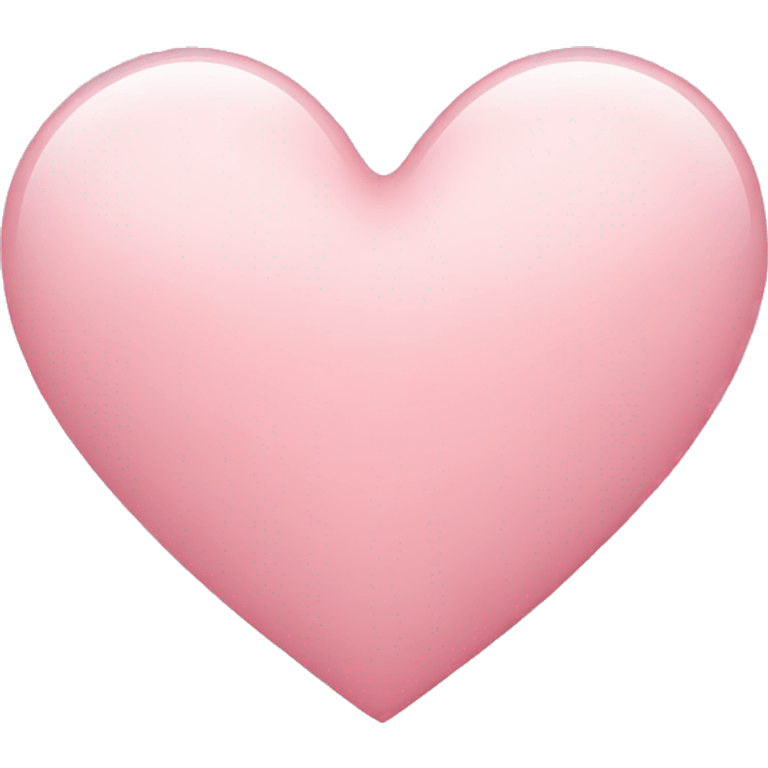 Light pink heart emoji