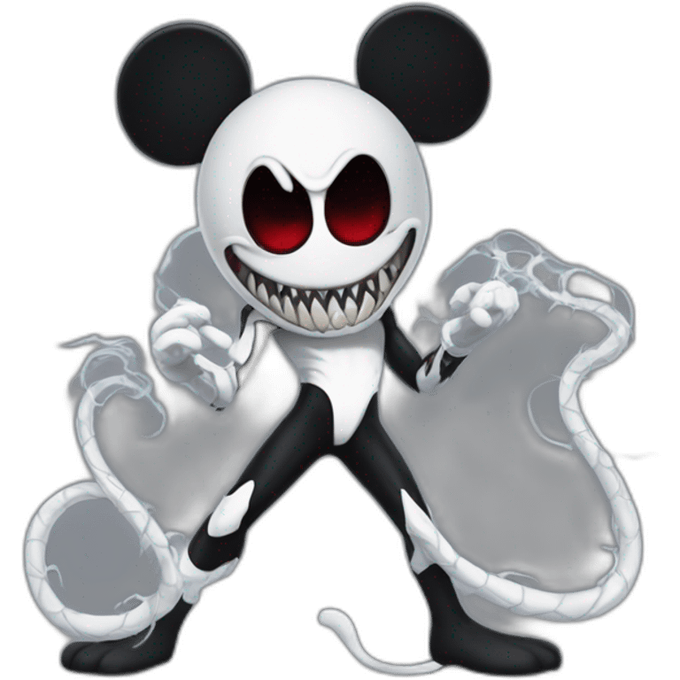 mickey with anti-venom emoji