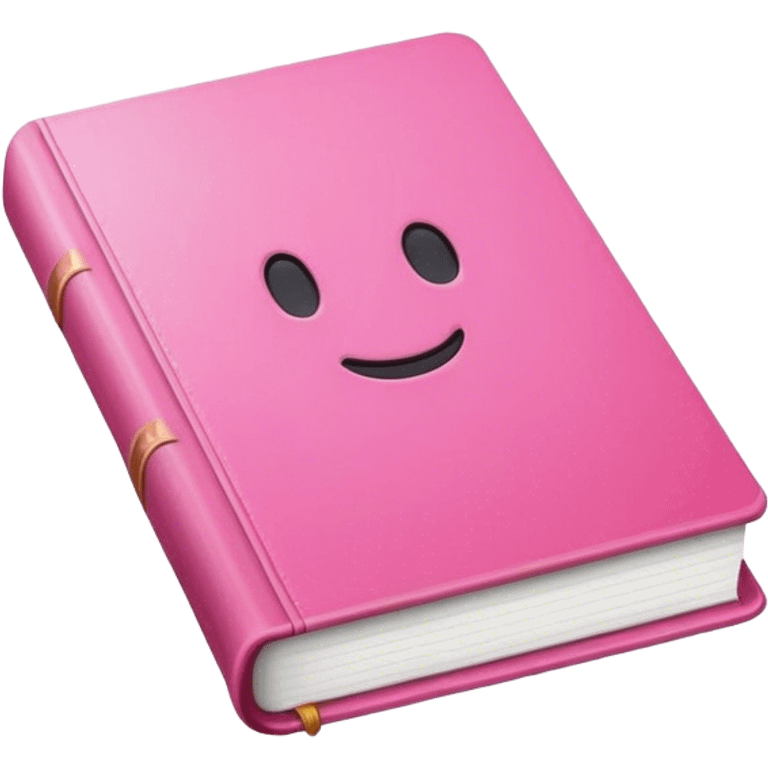 Icone book utilise couleurs rose emoji