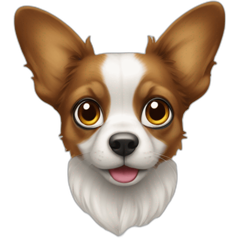 un papillon sur un nez  emoji