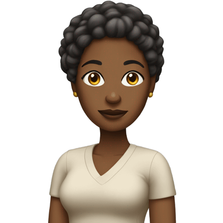 a very robust large african american woman  emoji