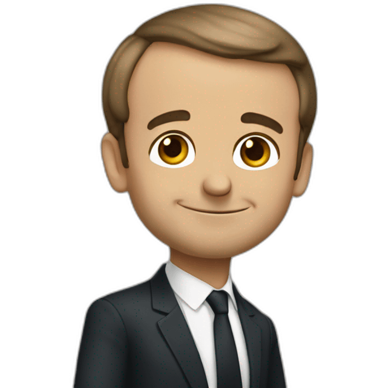 Emmanuel Macron emoji